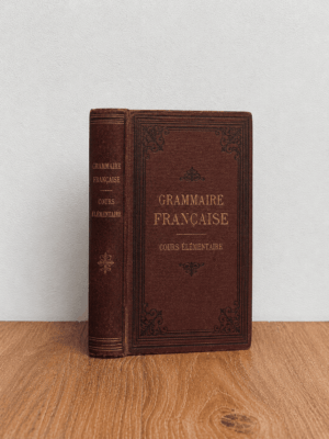 Oud Frans schoolboek “Grammaire Française – Cours Élémentaire”