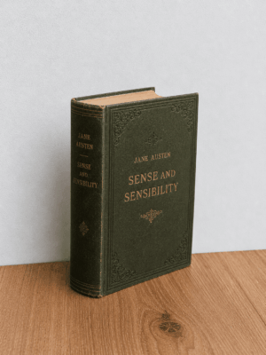 Antiek hardcover boek “Sense and Sensibility” van Jane Austen